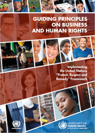 ビジネスと人権に関する指導原則の表紙
