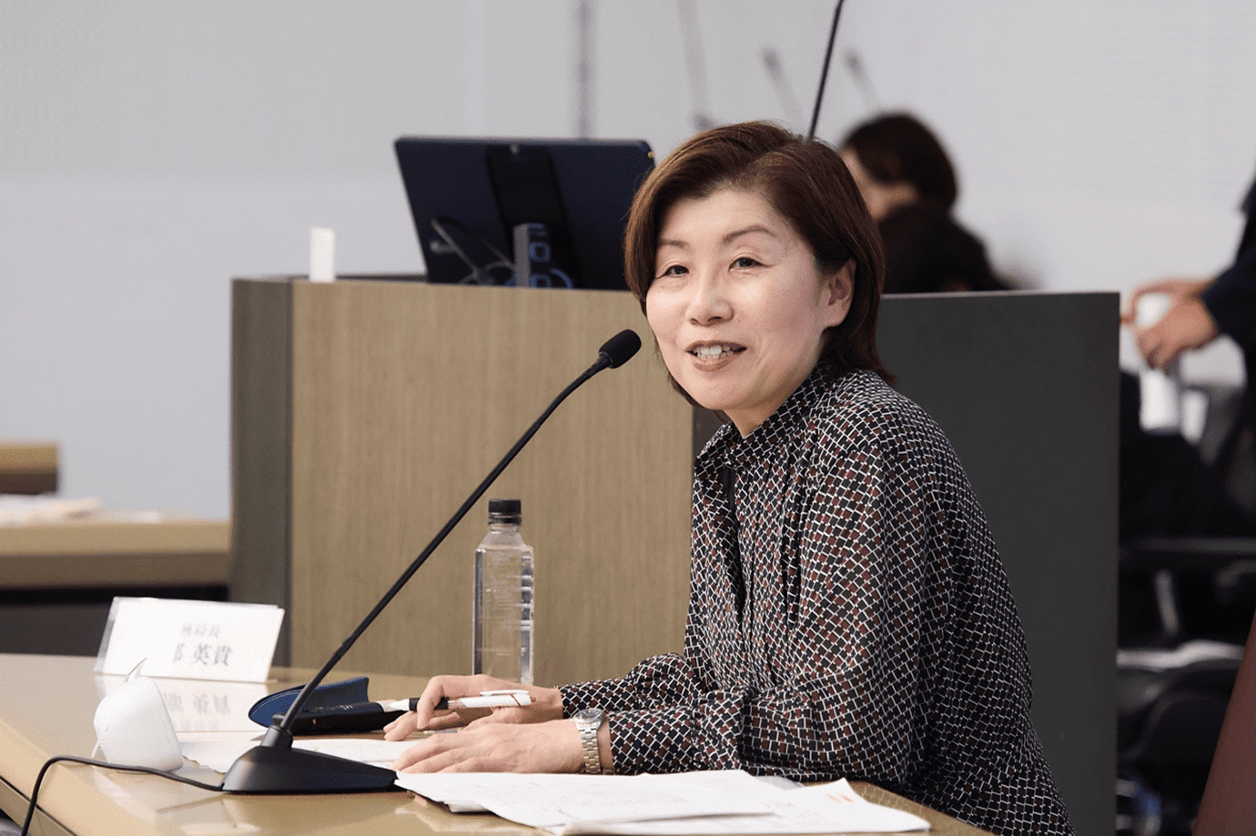 モデレーターのGCNJ理事 本島なおみ氏