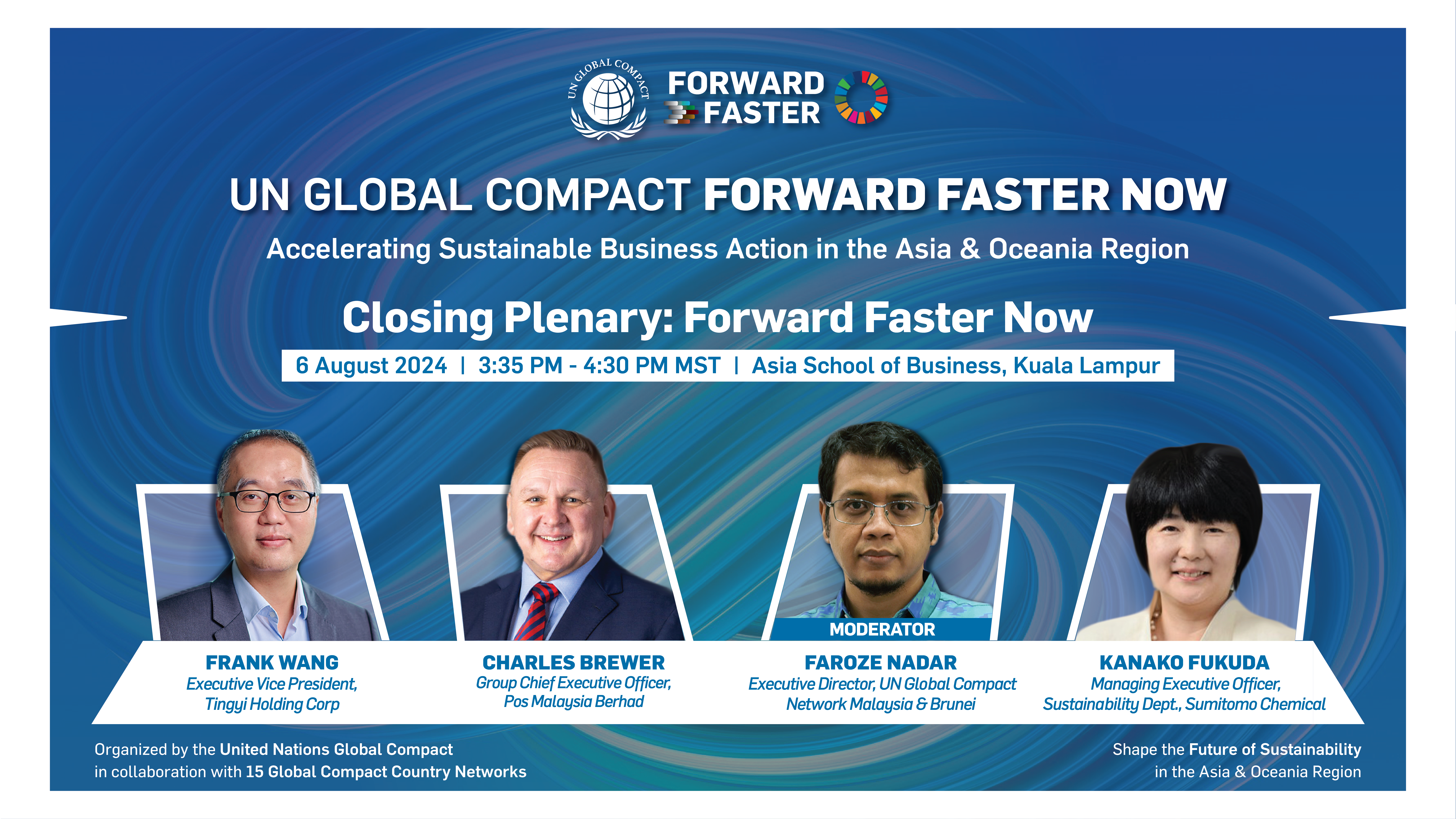 【DAY2】Closing Plenary: Forward Faster Now