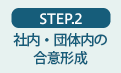 ステップ2 社内・団体内の合意形成